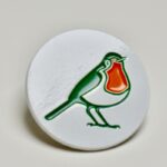 Pin Email 2D witte afwerking Vogelbescherming Vlaanderen